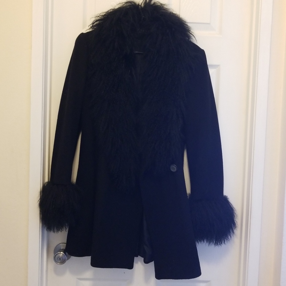 Cashmere Car Coat Size 4P